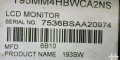 Снимка номер 3 за LCD монитор AOK 193SW 19 ИНЧА TFT втора употреба