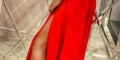 Снимка номер 1 за ПРОДАДЕНА Червена рокля С