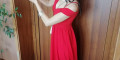 Снимка номер 3 за ПРОДАДЕНА Червена рокля С
