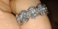 Снимка номер 1 за Пръстен -халка с циркон, нов