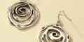 Снимка номер 1 за Модни обеци спирала-роза