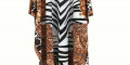 Снимка номер 3 за Модна рокля Зебра Леопард
