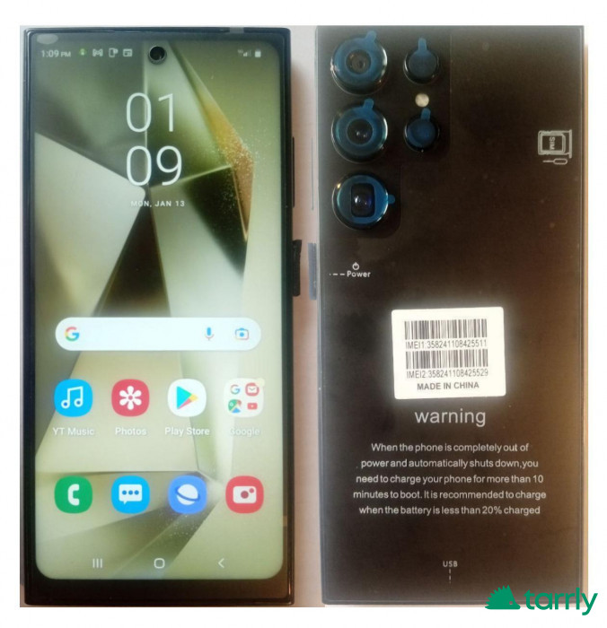 Снимка номер 1 за Смартфон S24 ULTRA, 6.7", RAM 4 GB, КАМЕРА 50 MP.