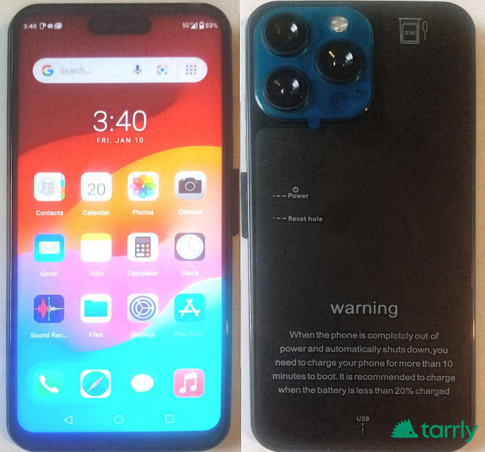 Снимка номер 1 за Смартфон I15 PRO MAX, 6.7", RAM 6GB, КАМЕРА 50 MP