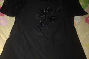 Снимка номер 1 за Дантелена блузка с бродерии и апликации Ема