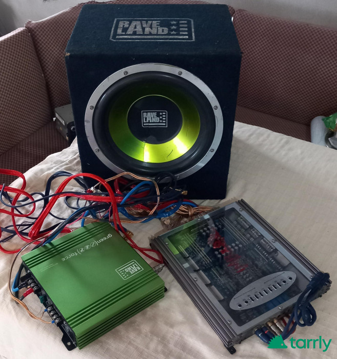 Снимка номер 1 за Аудио система за автомобил - усилватели, суббуфер