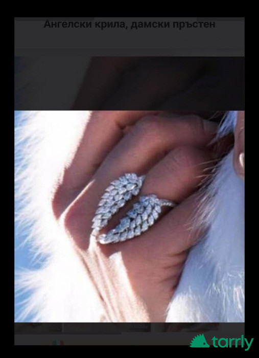 Снимка номер 1 за Пръстен Ангелски крила