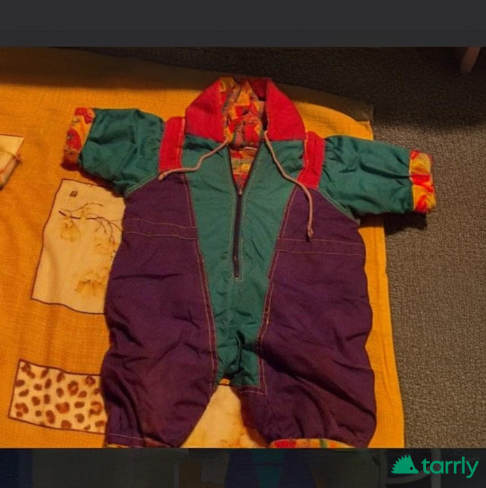 Снимка номер 1 за Бебешки гащеризон с качулка, до 92 см